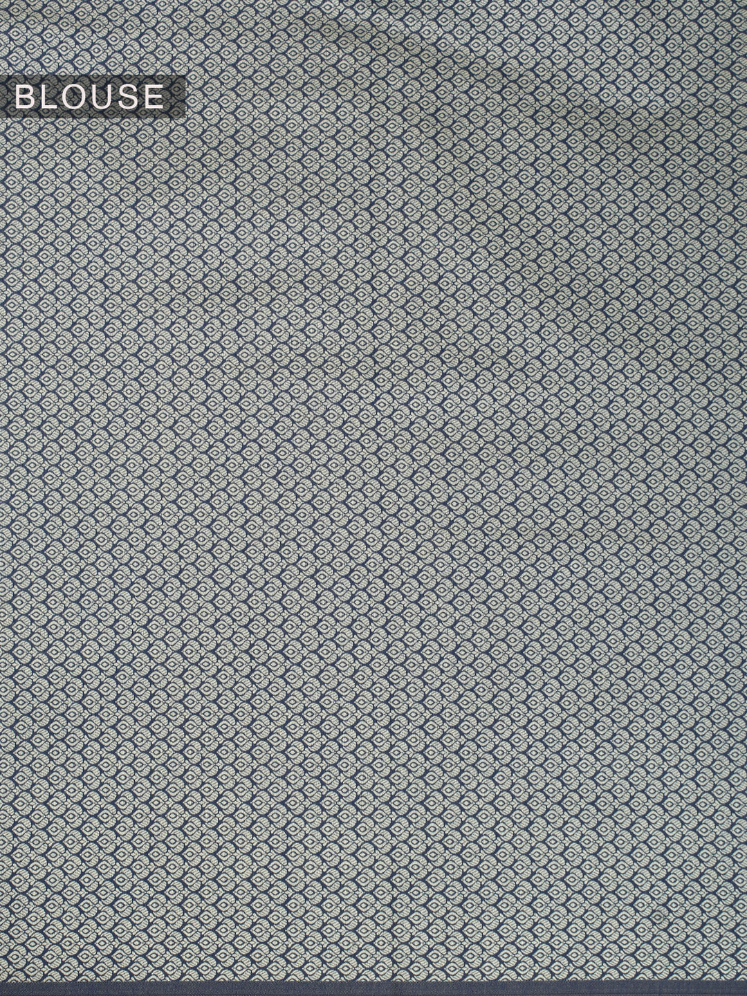 Blue Resham Weave Mulmul Cotton Saree_6