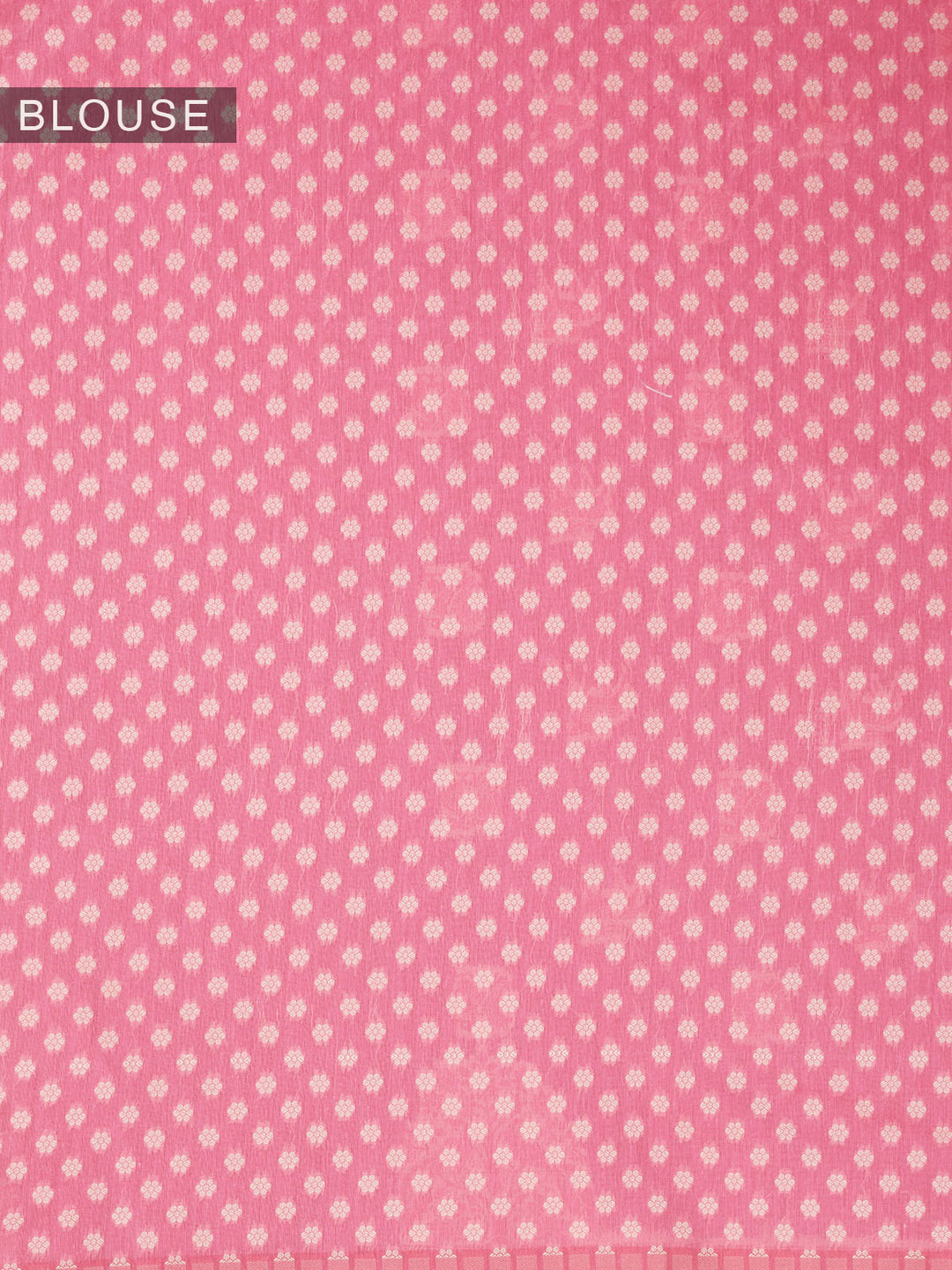 Pink Resham Weave Mulmul Cotton Saree_6