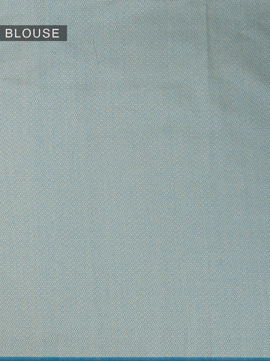 Blue Resham Weave Banarasi Cotton Saree