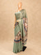 Green Tussar Printed Saree