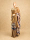 Yellow Tussar Printed Saree