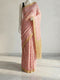 Pink Cotton Printed Saree