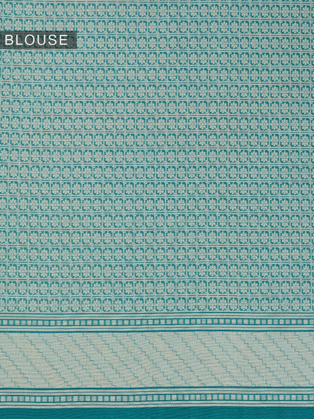 Green Resham Weave Mulmul Cotton Saree_6