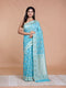 Blue Resham Weave Banarasi Cotton Saree
