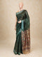 Green Tussar Printed Saree