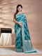 Green Resham Weave Banarasi Cotton Saree