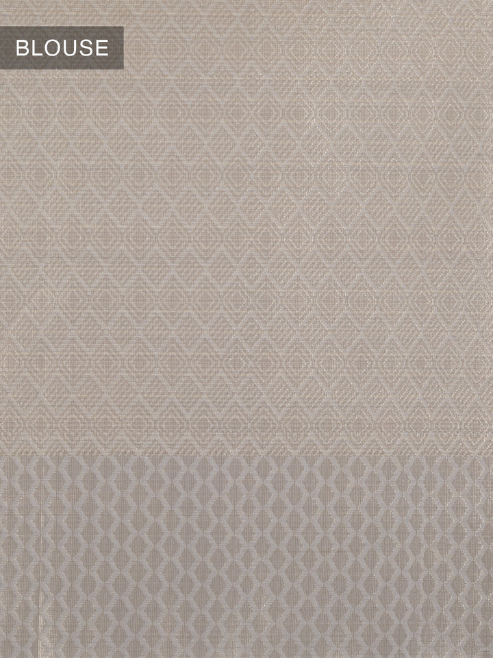 Grey Kota Zari Woven Saree