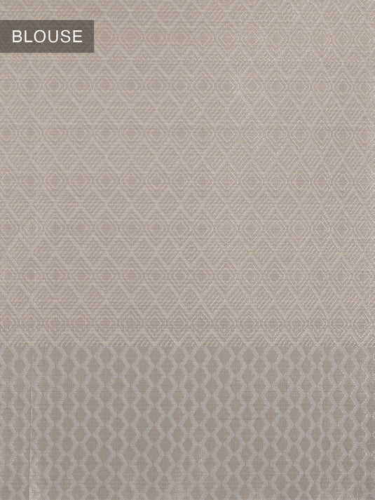 Grey Kota Zari Woven Saree