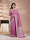 Magenta Resham Weave Banarasi Cotton Saree