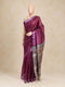 Magenta Tussar Printed Saree