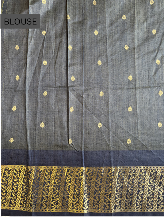 Green Tussar Zari Weaving Saree