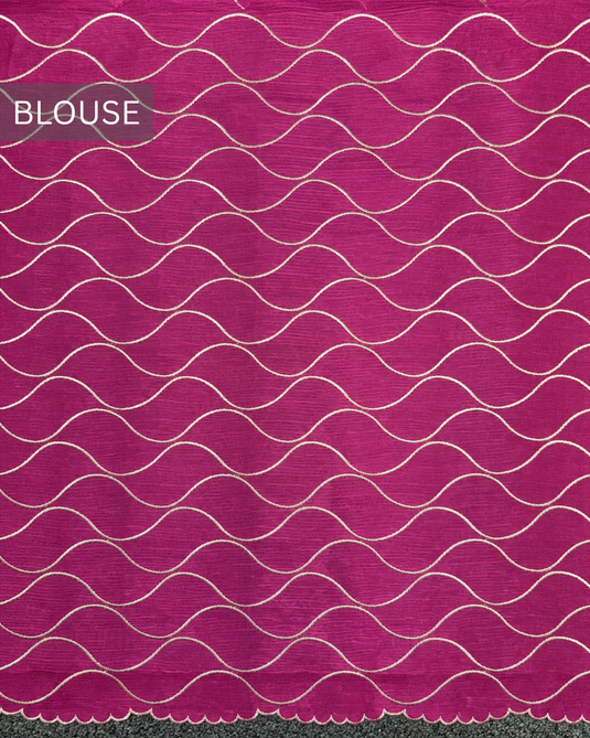 Pink Kota Silk Ombre Saree