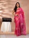 Pink Kota Silk Ombre Saree