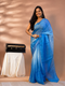 Blue Kota Silk Ombre Saree