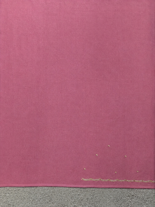 Purple Satin Tissue Embroidered Saree