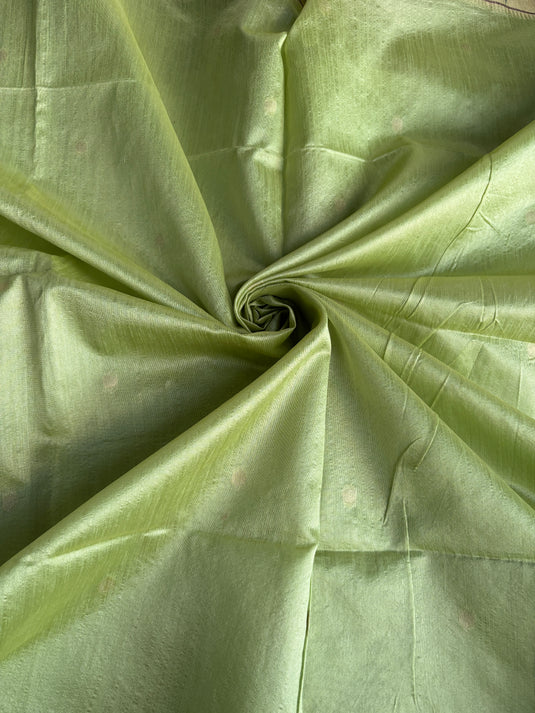 Green Tussar Silk Resham Weaving Saree