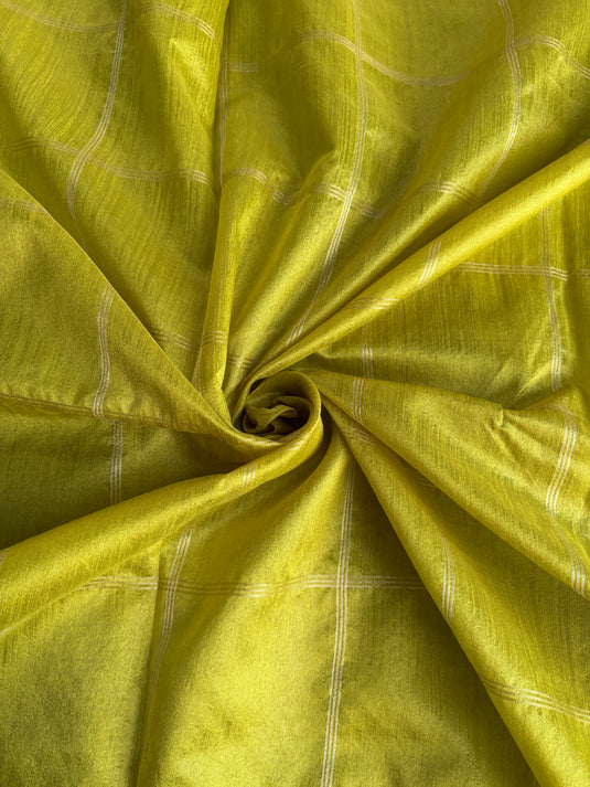 Green Tussar Silk Saree