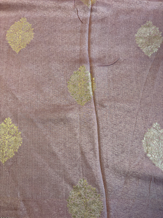 Pink Kota Applique Saree