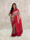 Dusty Purple Tussar Silk Kalamkari Printed Saree