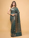Green Zari Woven Banarasi Silk Saree