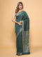 Green Woven Banarasi Silk Saree