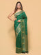 Green Zari Woven Banarasi Silk Saree