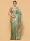 Green Zari Woven Tussar Silk Saree