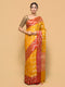 Yellow Zari Woven Banarasi silk saree