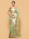 Green Zari Woven Tussar Silk Saree