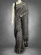 Black Tussar Printed Saree