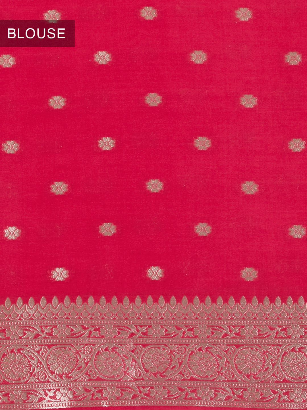 White Georgette Zari Woven Saree_6