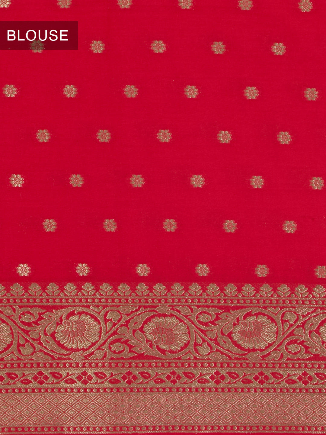 White Georgette Zari Woven Saree_6