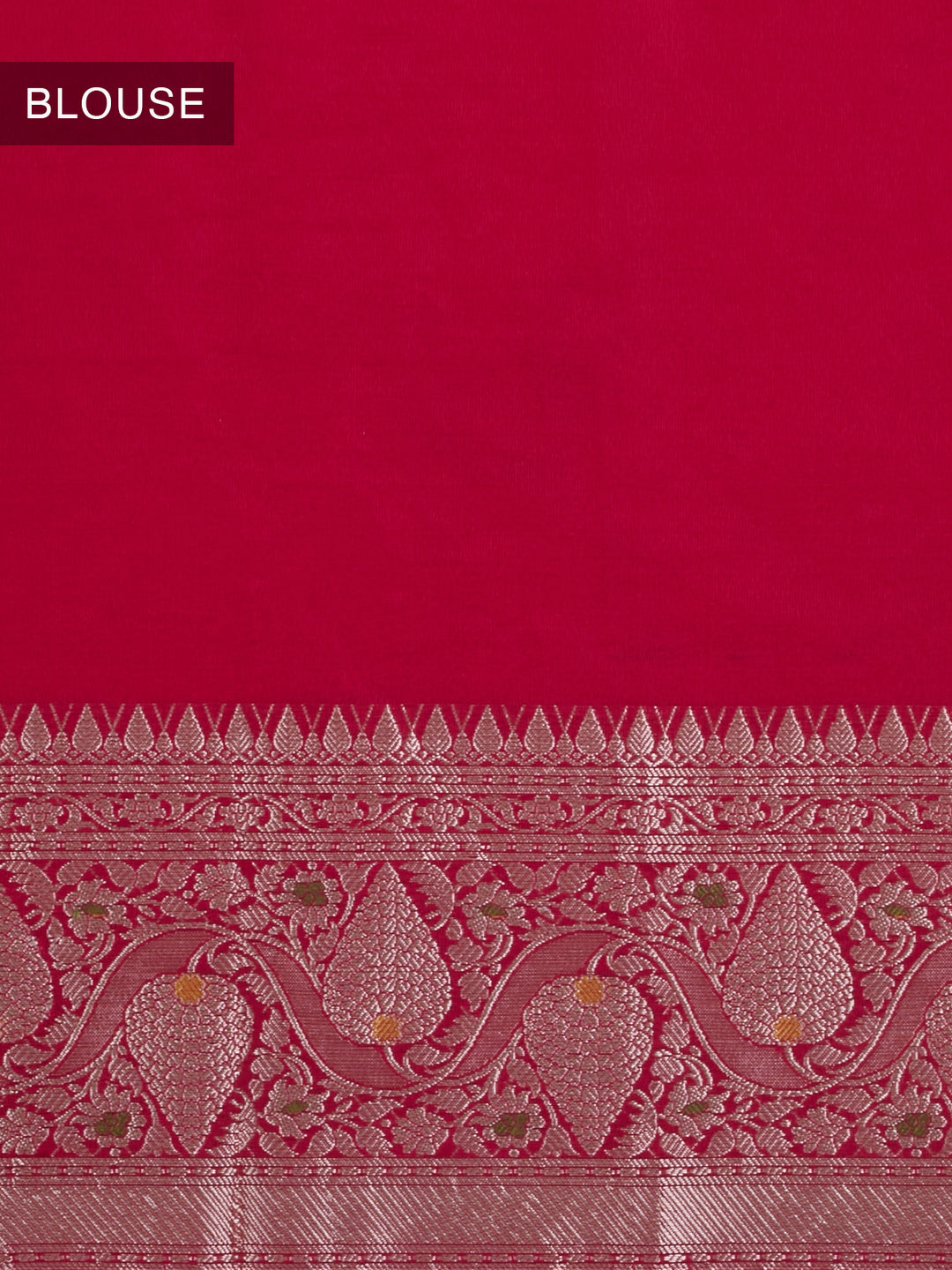 Blue Katan Zari Woven Saree_6