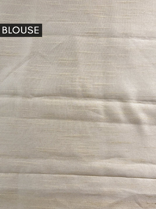 Blue Cotton Printed Saree