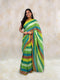 Green Cotton Zari Woven Saree